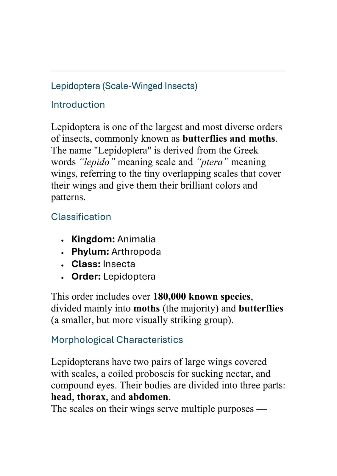 غلاف كتاب Lepidoptera (Scale-Winged Insects)