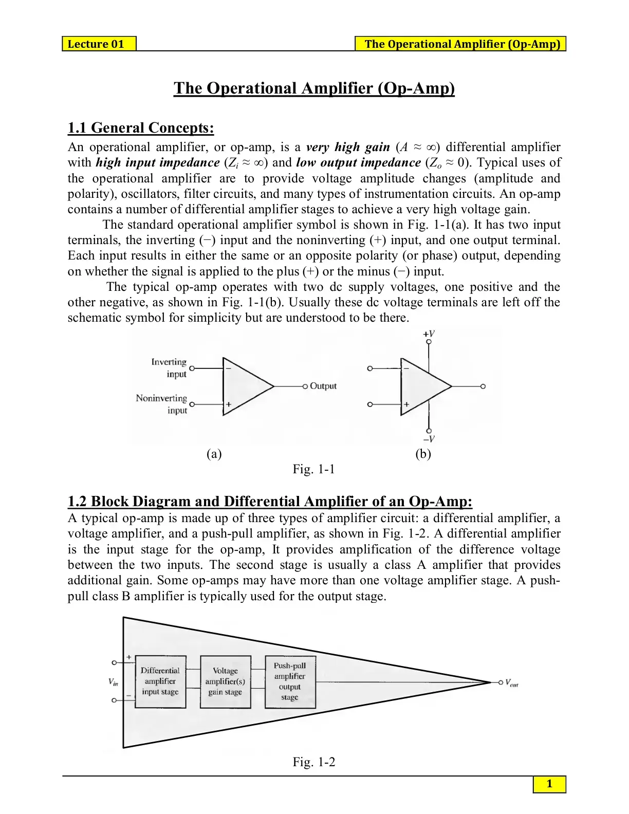 غلاف كتاب The Operational Amplifier (Op-Amp)
