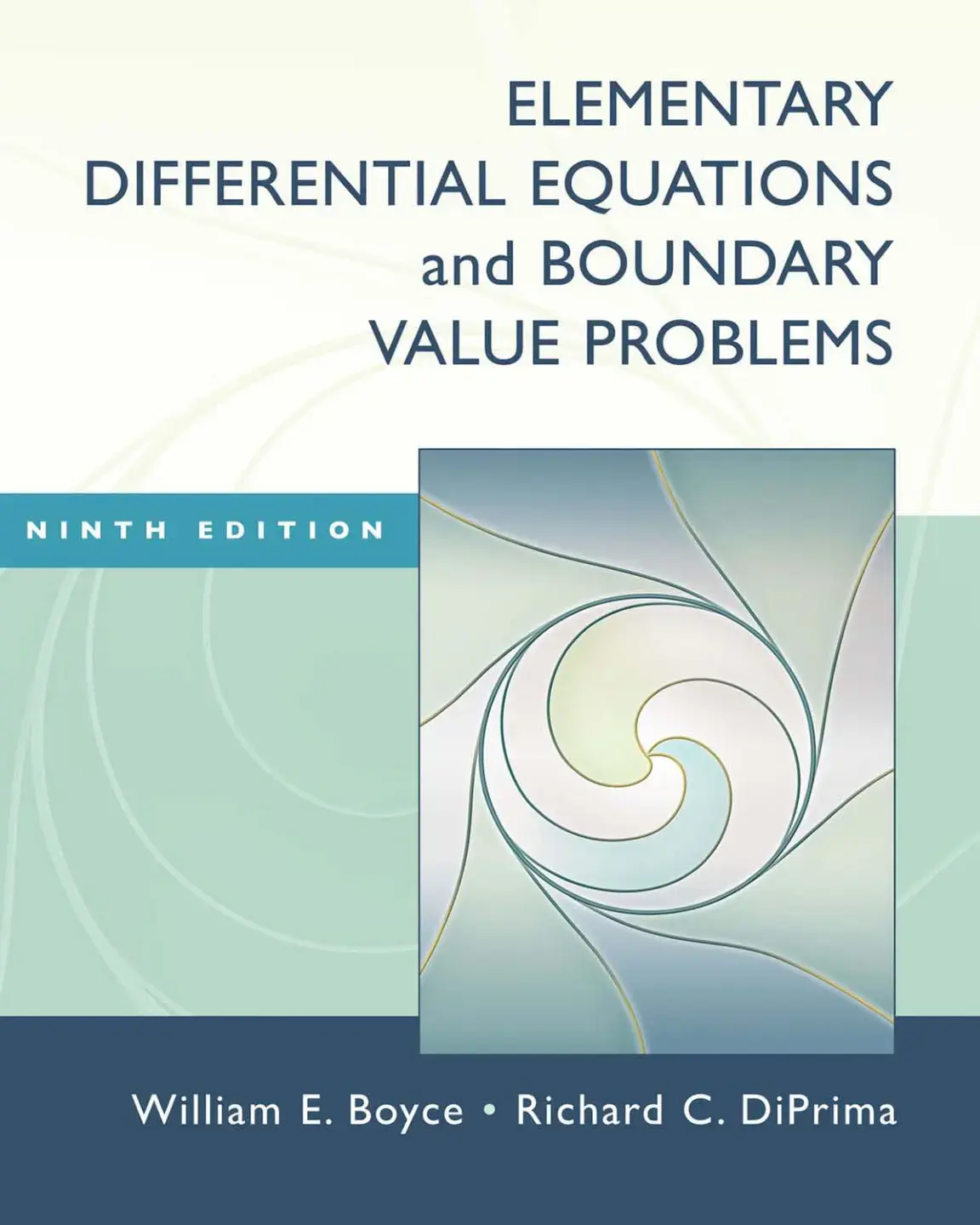 غلاف كتاب ELEMENTARY DIFFERENTIAL EQUATIONS and BOUNDARY VALUE PROBLEMS