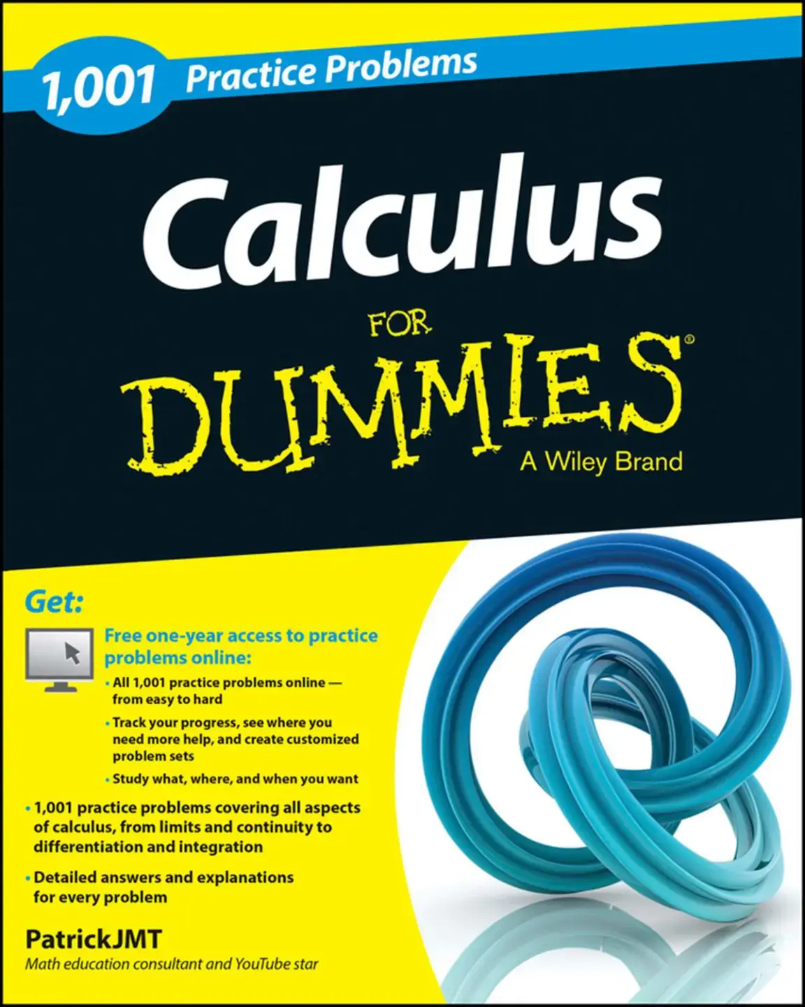 غلاف كتاب 1,001 Practice Problems Calculus For Dummies