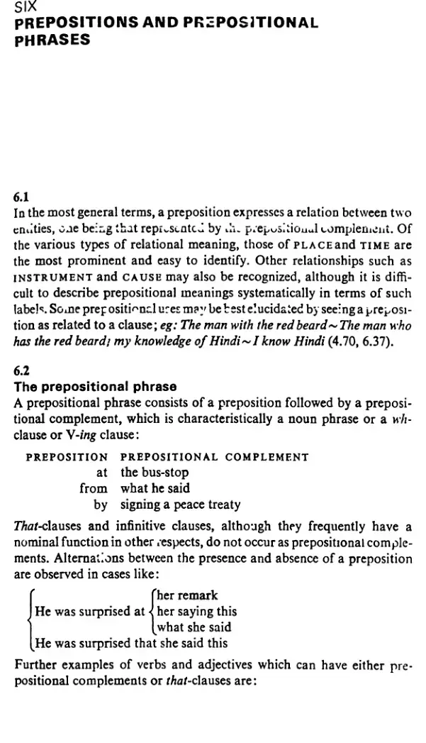 غلاف كتاب Prepositions and Prepositional Phrases