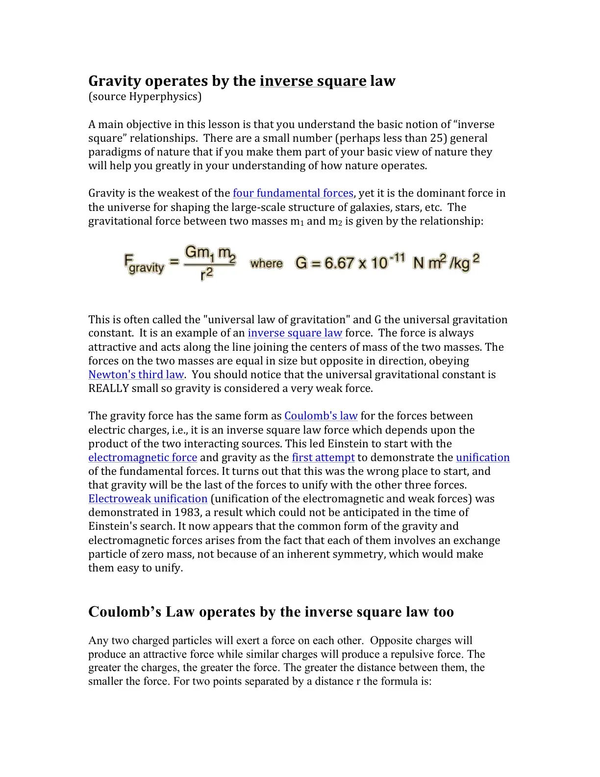 غلاف كتاب Gravity Operates by the Inverse Square Law