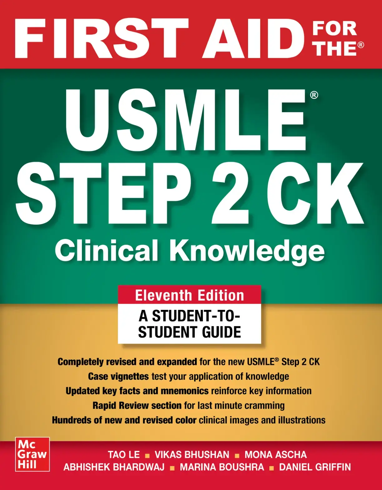 غلاف كتاب First Aid for the USMLE Step 2 CK