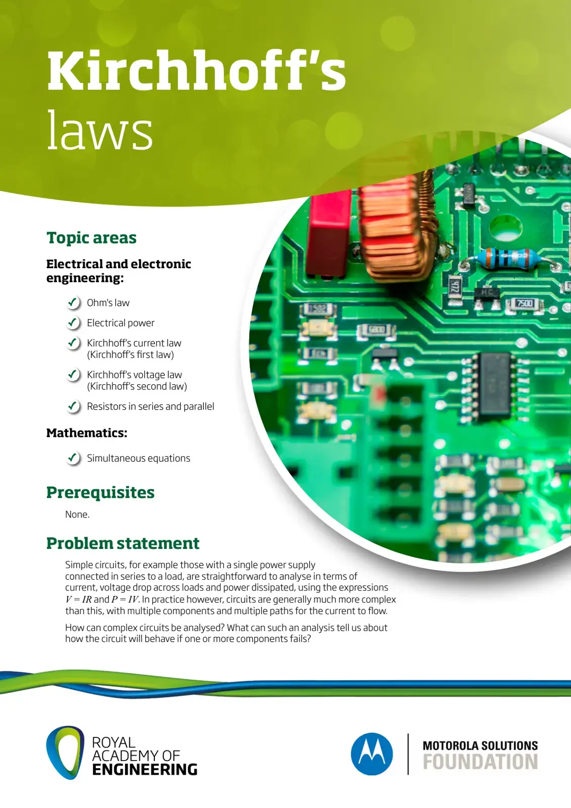 غلاف كتاب Kirchhoff's laws