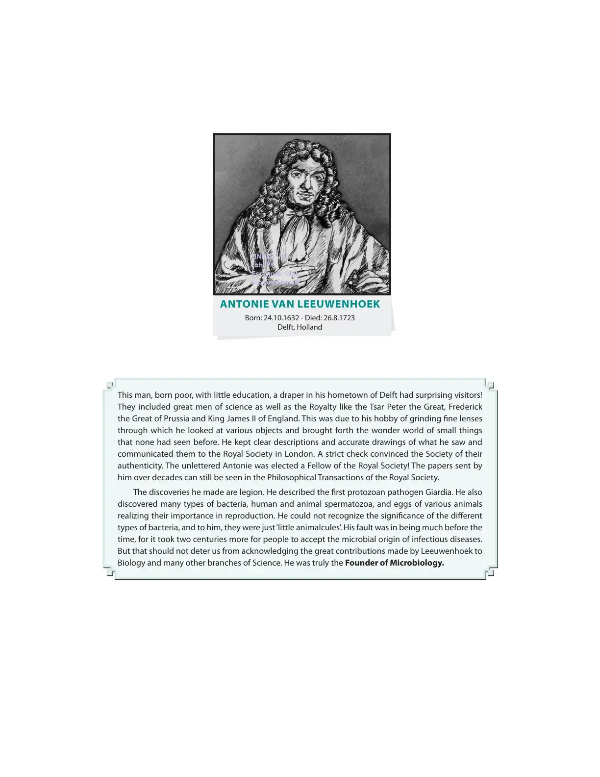 غلاف كتاب ANTONIE VAN LEEUWENHOEK