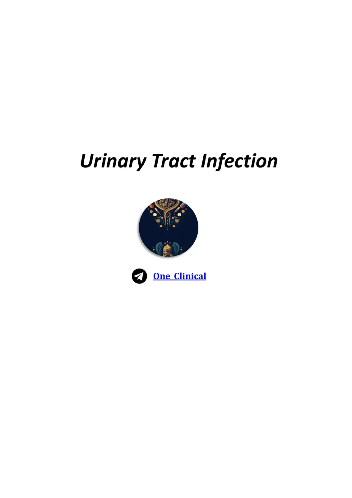 غلاف كتاب Urinary Tract Infection