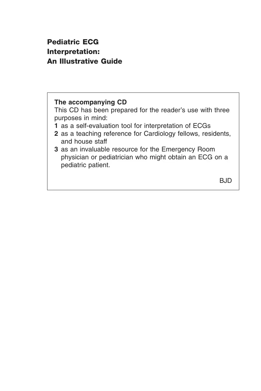 غلاف كتاب Pediatric ECG Interpretation: An Illustrative Guide