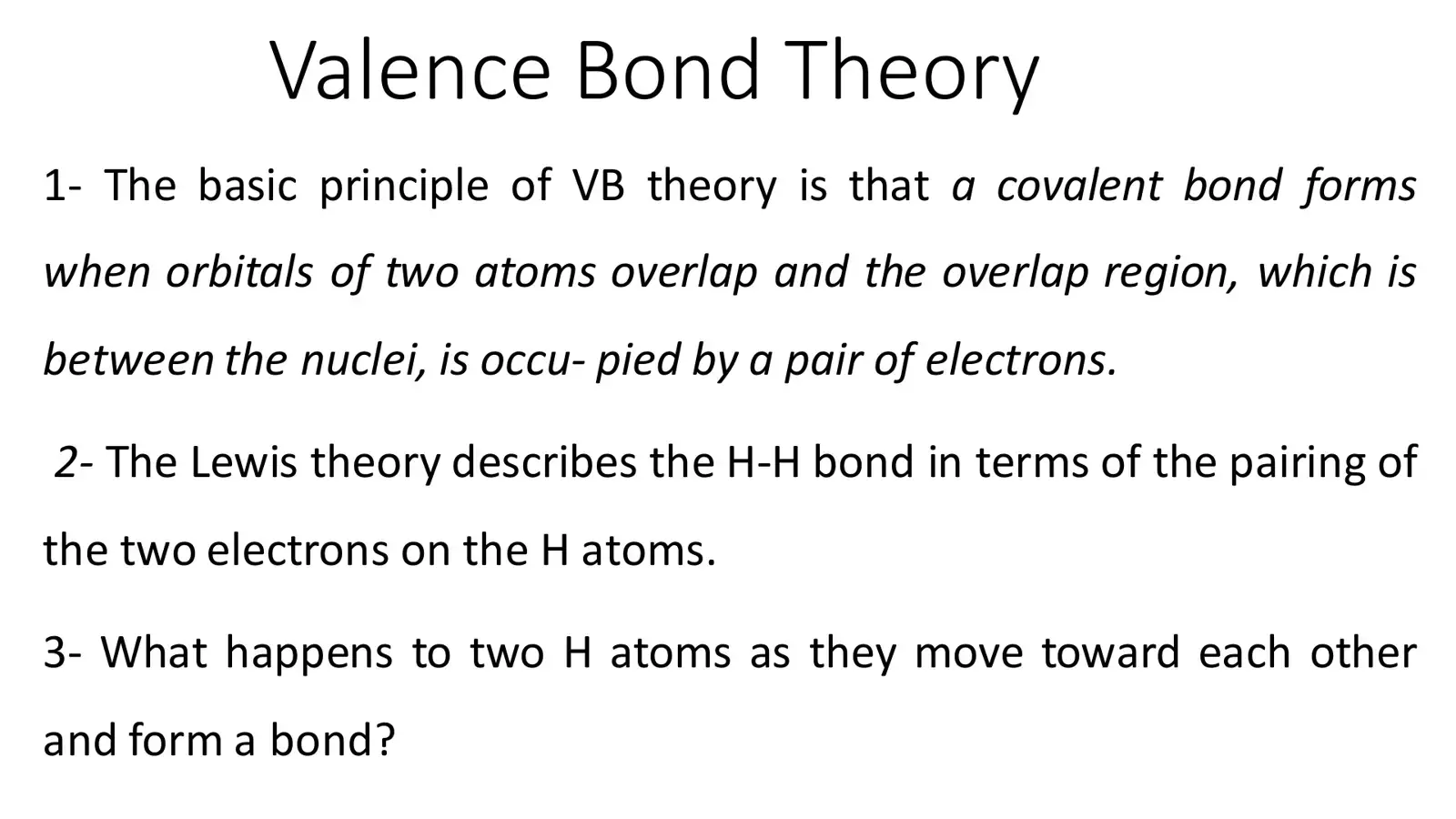 غلاف كتاب Valence Bond Theory