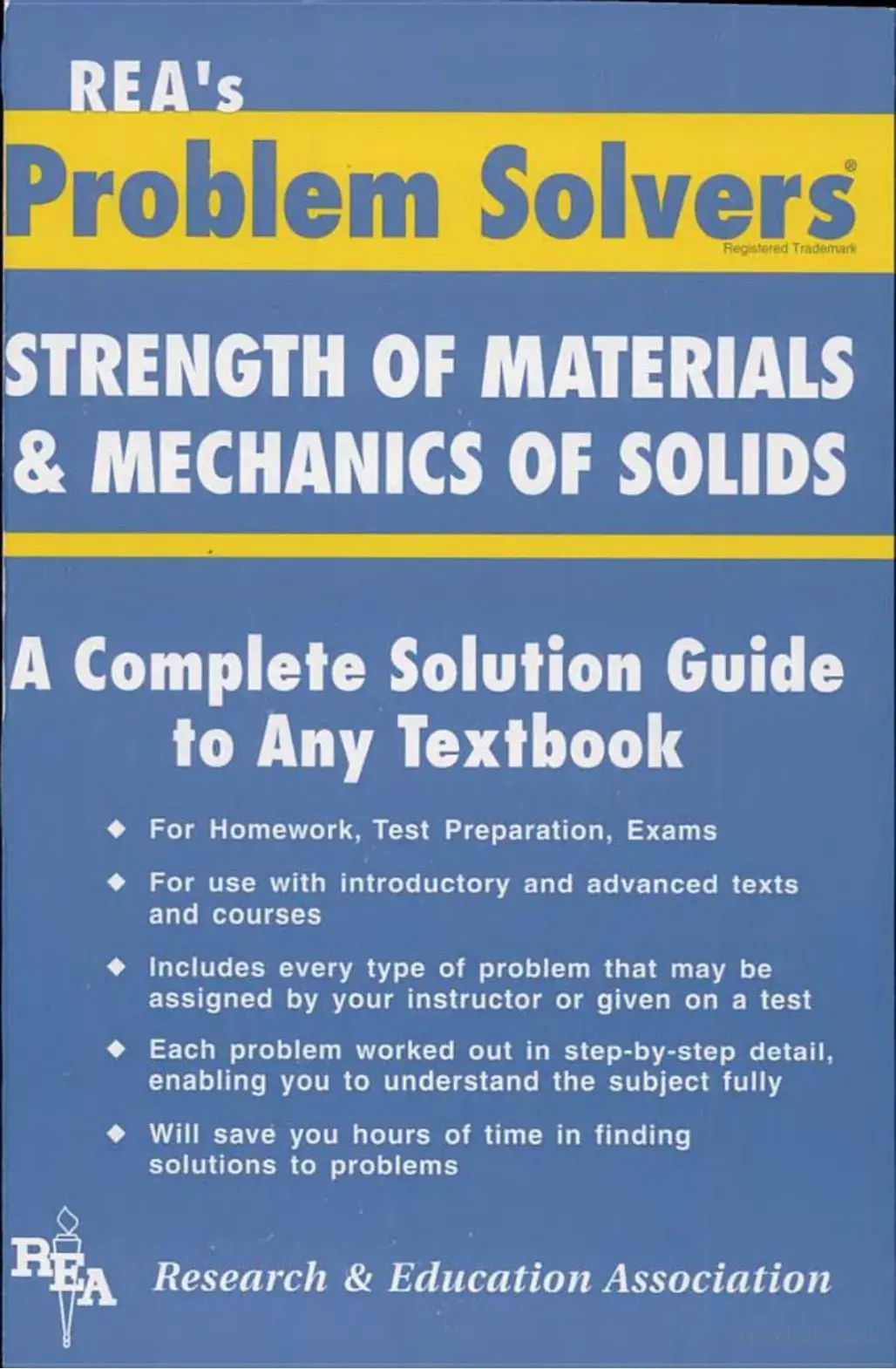 غلاف كتاب STRENGTH OF MATERIALS & MECHANICS OF SOLIDS