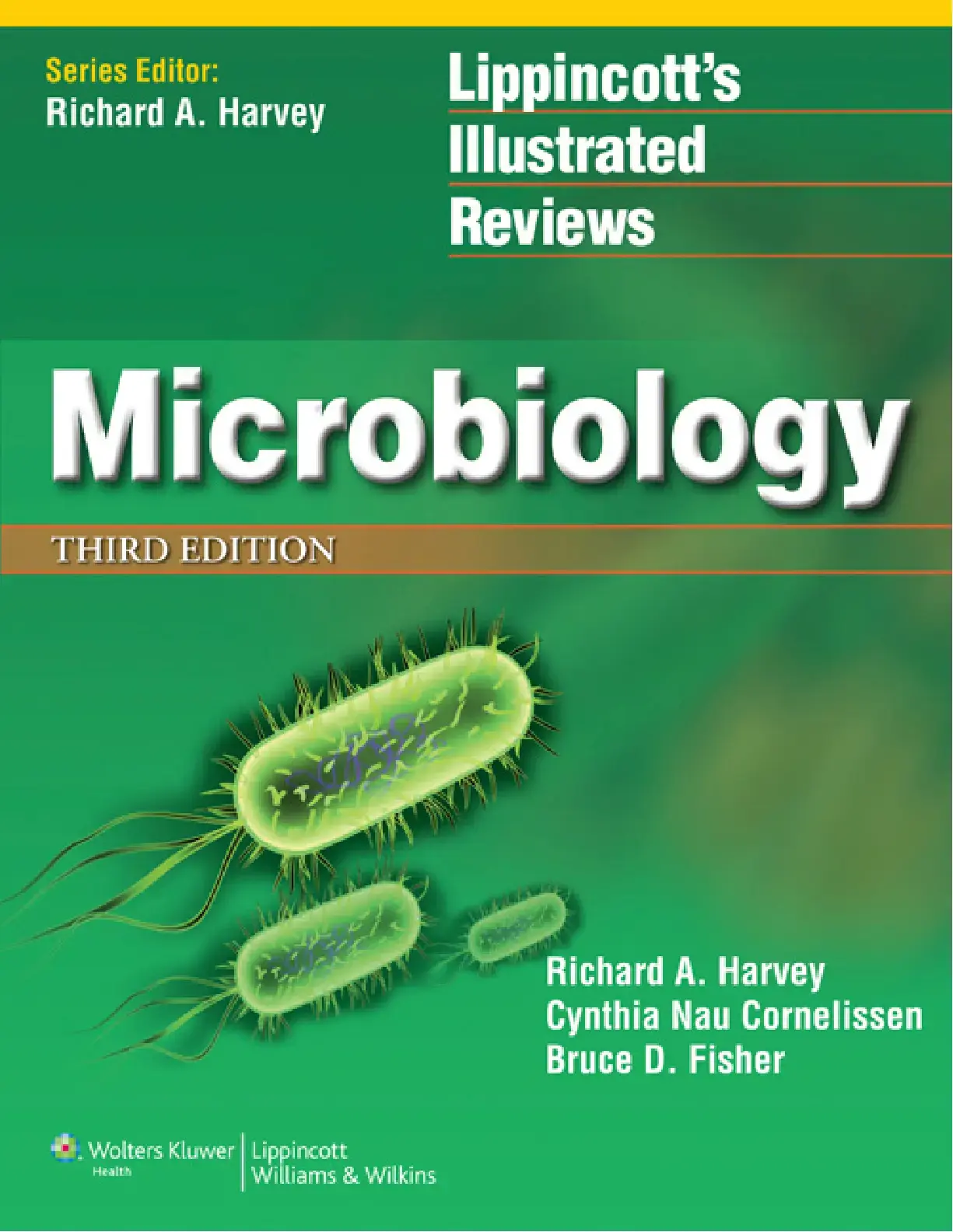 غلاف كتاب Lippincott's Illustrated Reviews Microbiology THIRD EDITION
