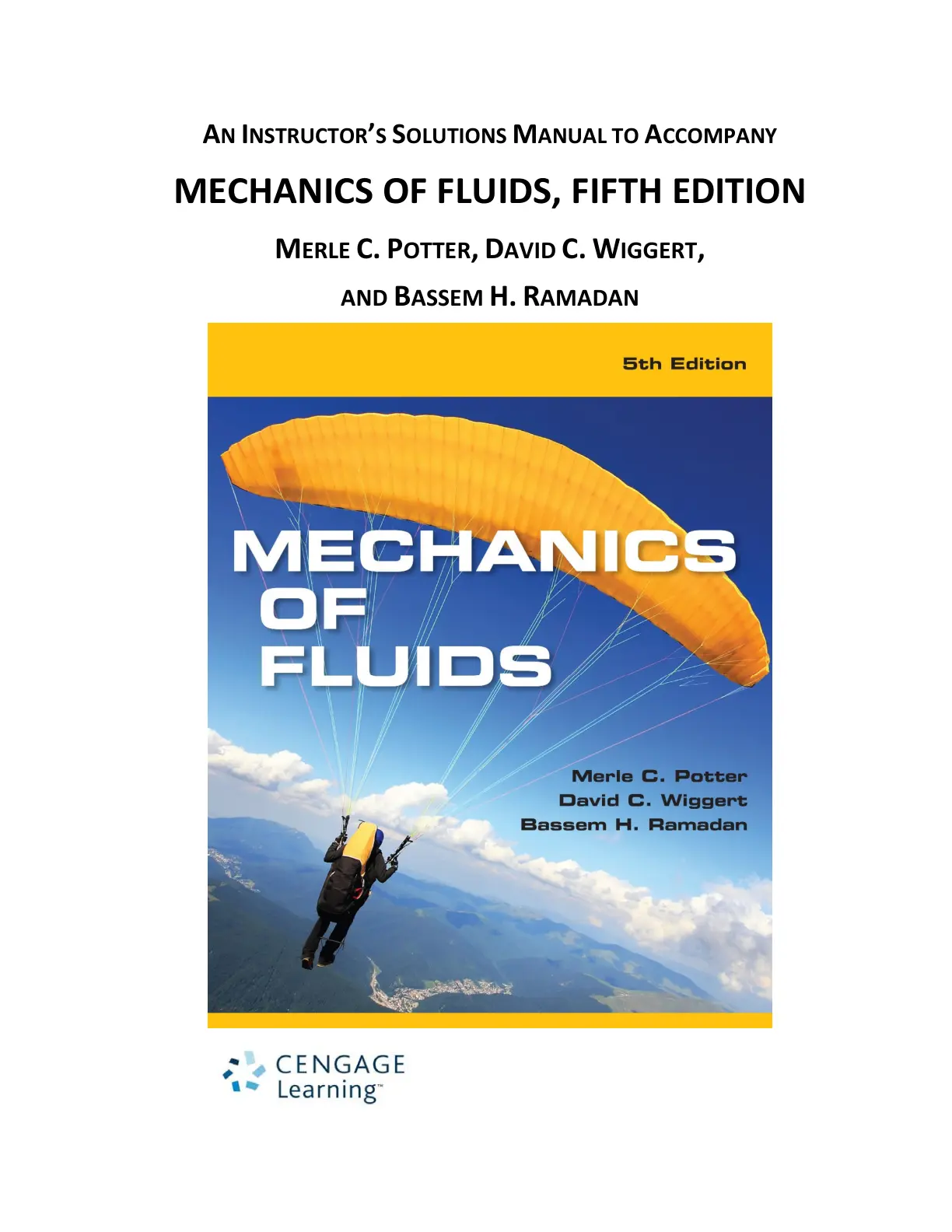 غلاف كتاب MECHANICS OF FLUIDS