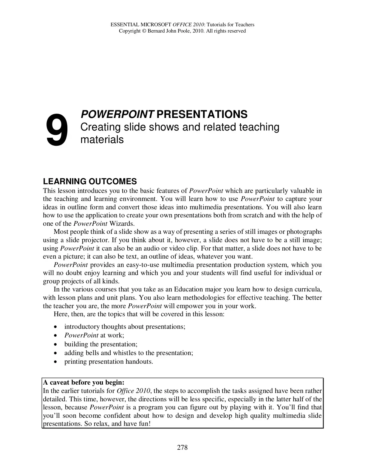 غلاف كتاب ESSENTIAL MICROSOFT OFFICE 2010: Tutorials for Teachers