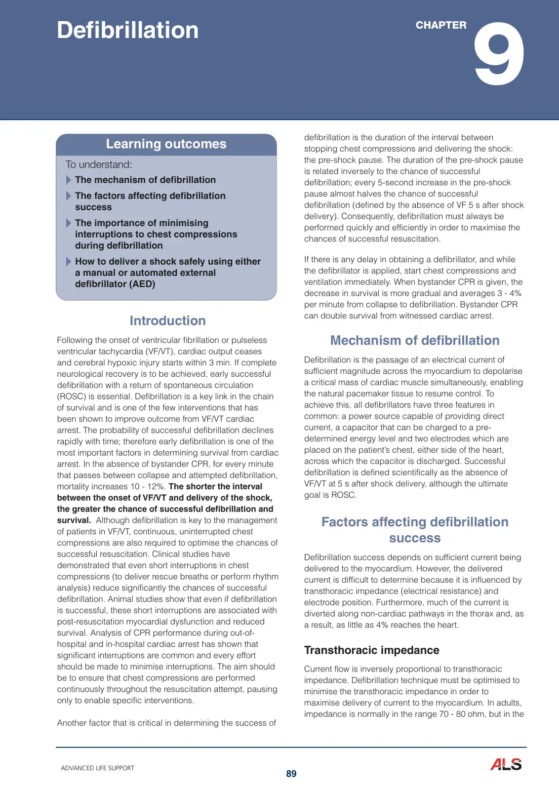 غلاف كتاب Defibrillation - Chapter 9