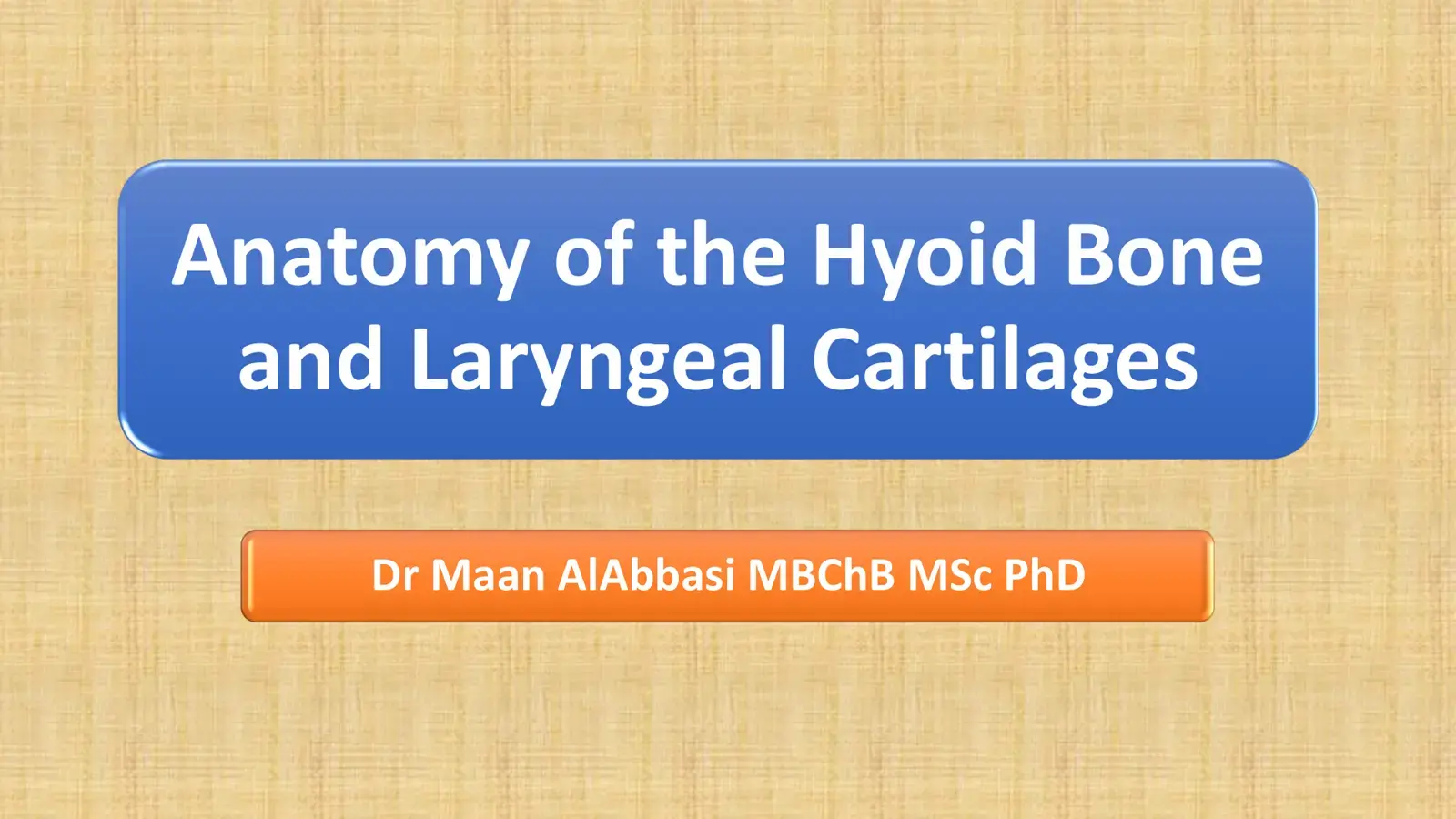غلاف كتاب Anatomy of the Hyoid Bone and Laryngeal Cartilages