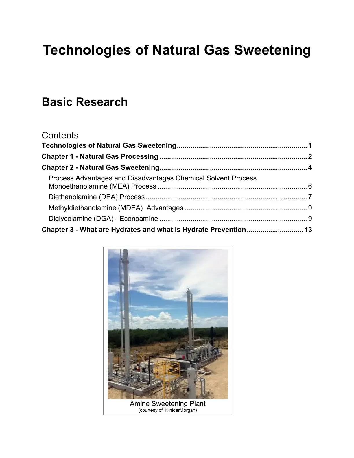 غلاف كتاب Technologies of Natural Gas Sweetening