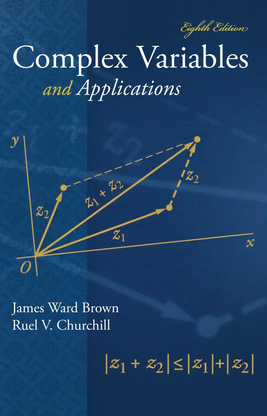 غلاف كتاب Complex Variables and Applications