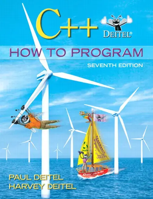 غلاف كتاب C++ HOW TO PROGRAM