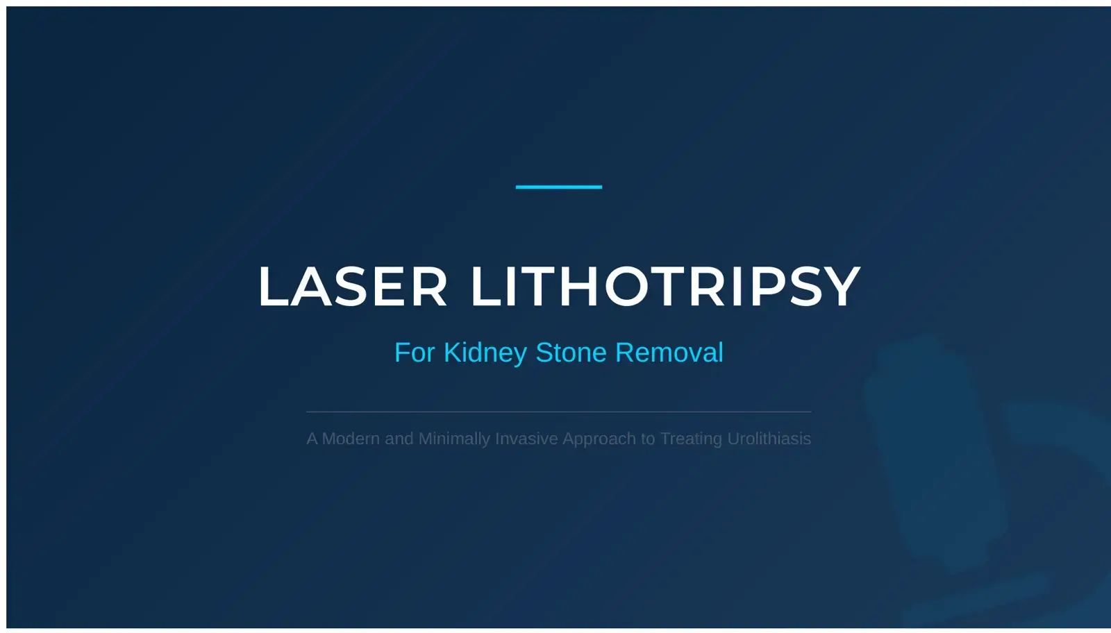 غلاف كتاب LASER LITHOTRIPSY For Kidney Stone Removal