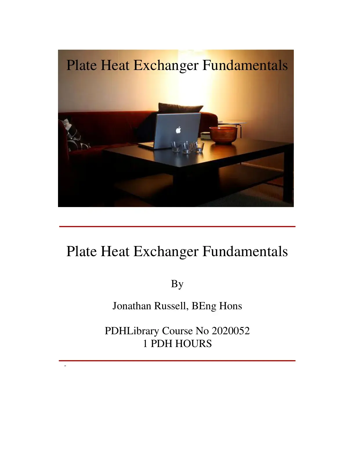 غلاف كتاب Plate Heat Exchanger Fundamentals
