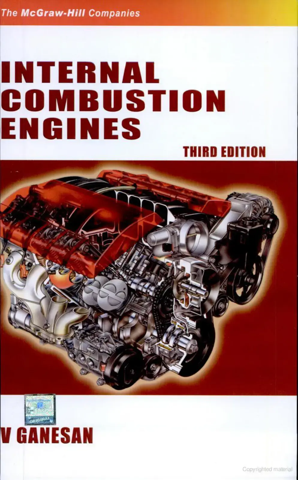 غلاف كتاب INTERNAL COMBUSTION ENGINES