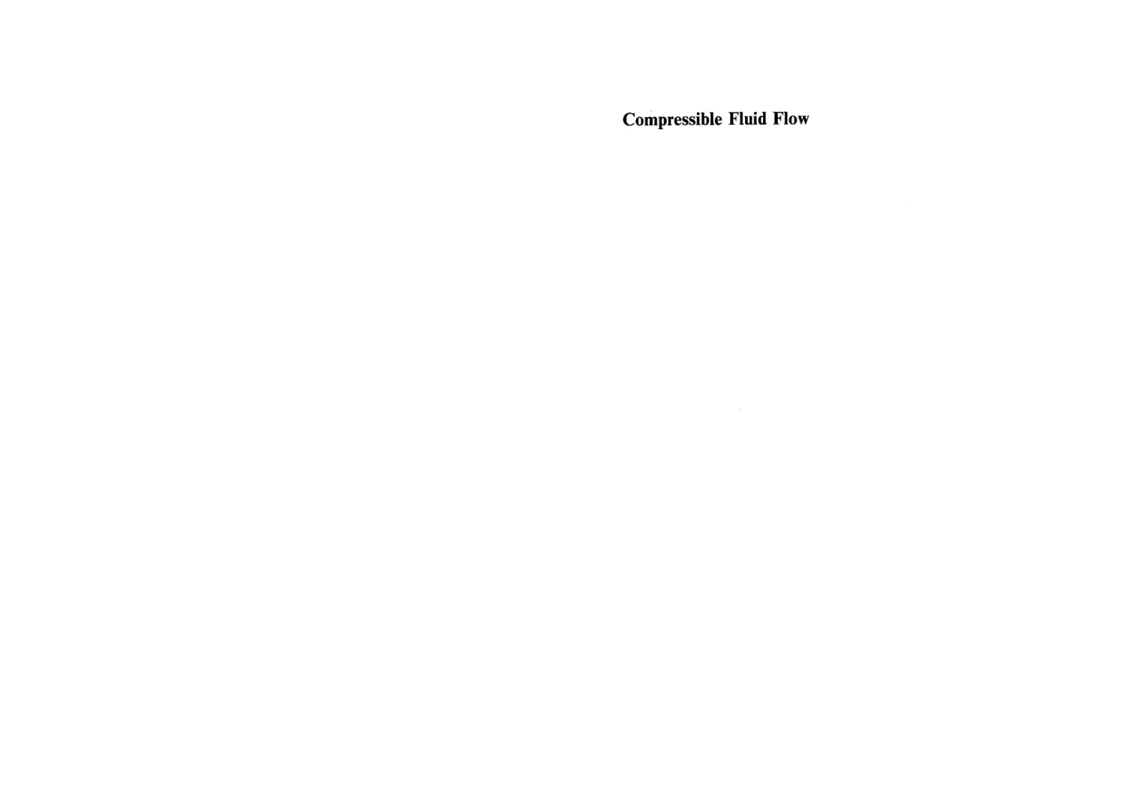 غلاف كتاب Compressible Fluid Flow