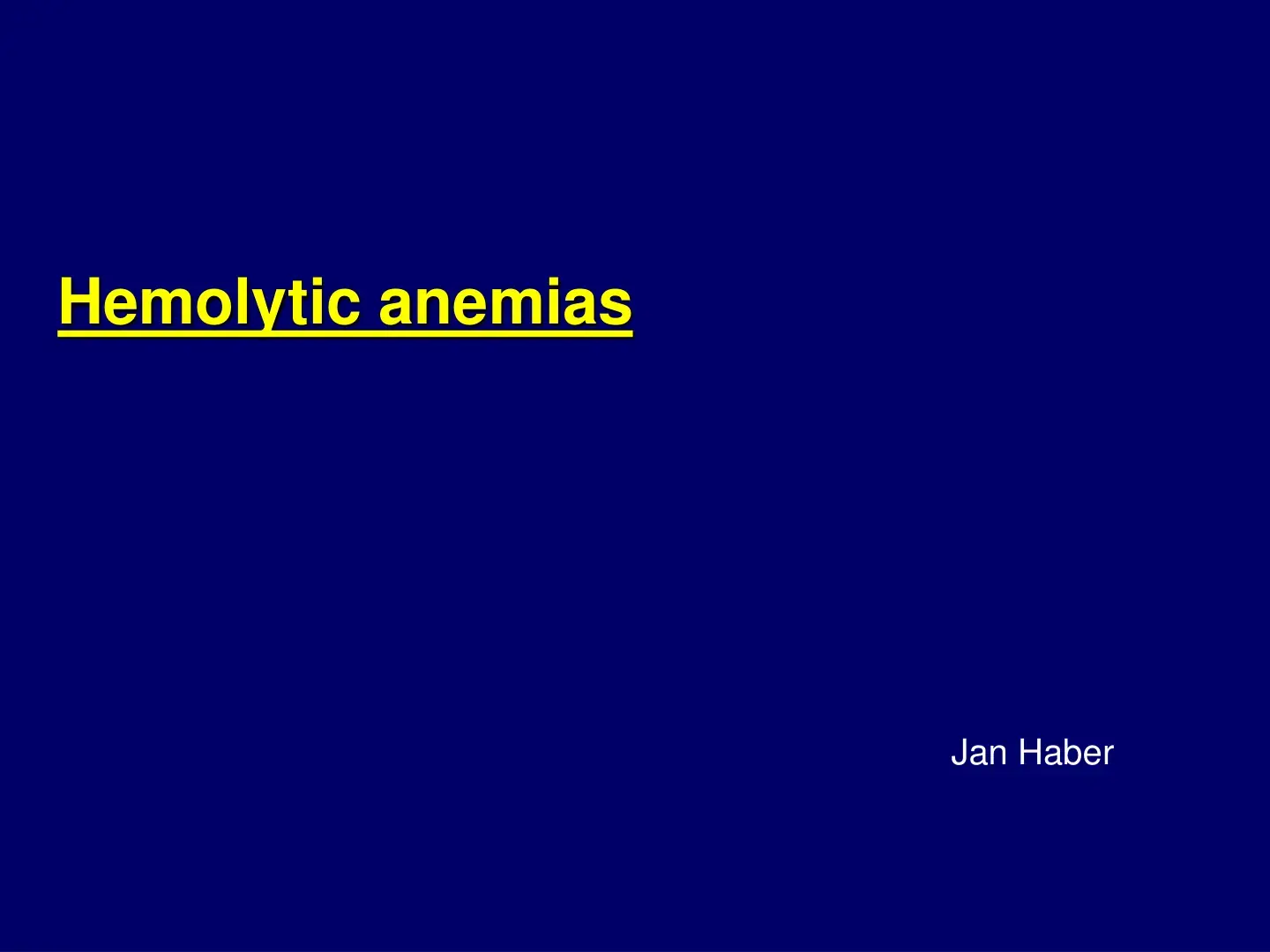 غلاف كتاب Hemolytic Anemias