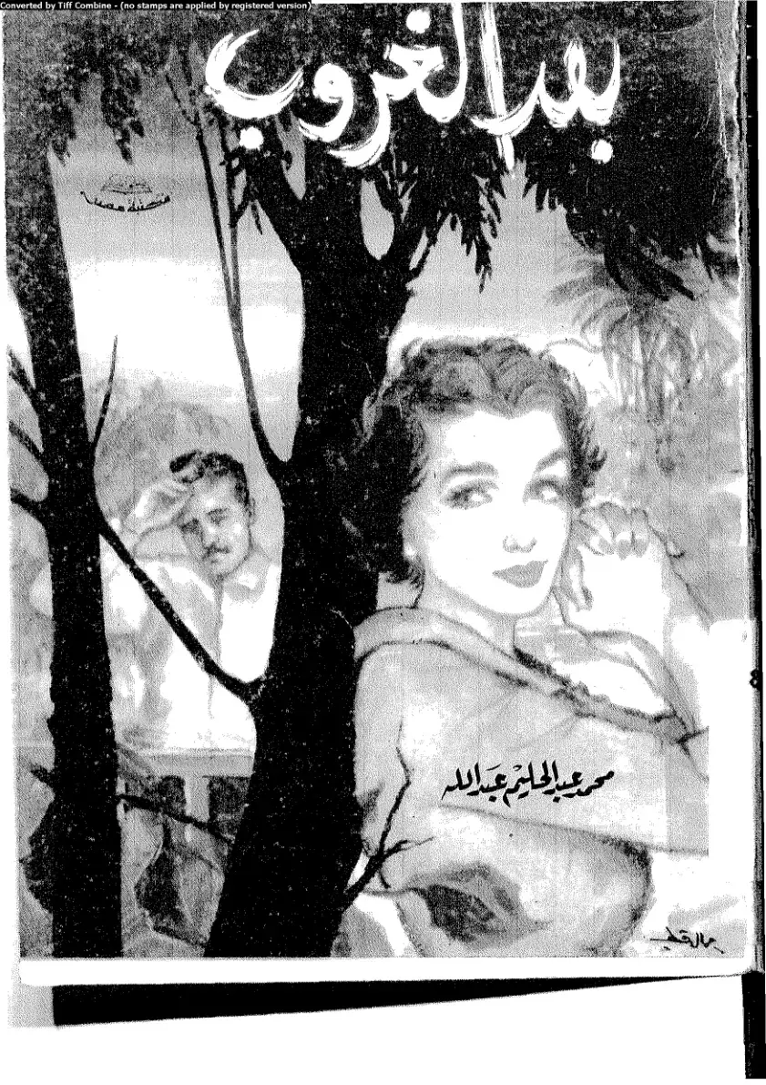 غلاف كتاب بعد الغروب