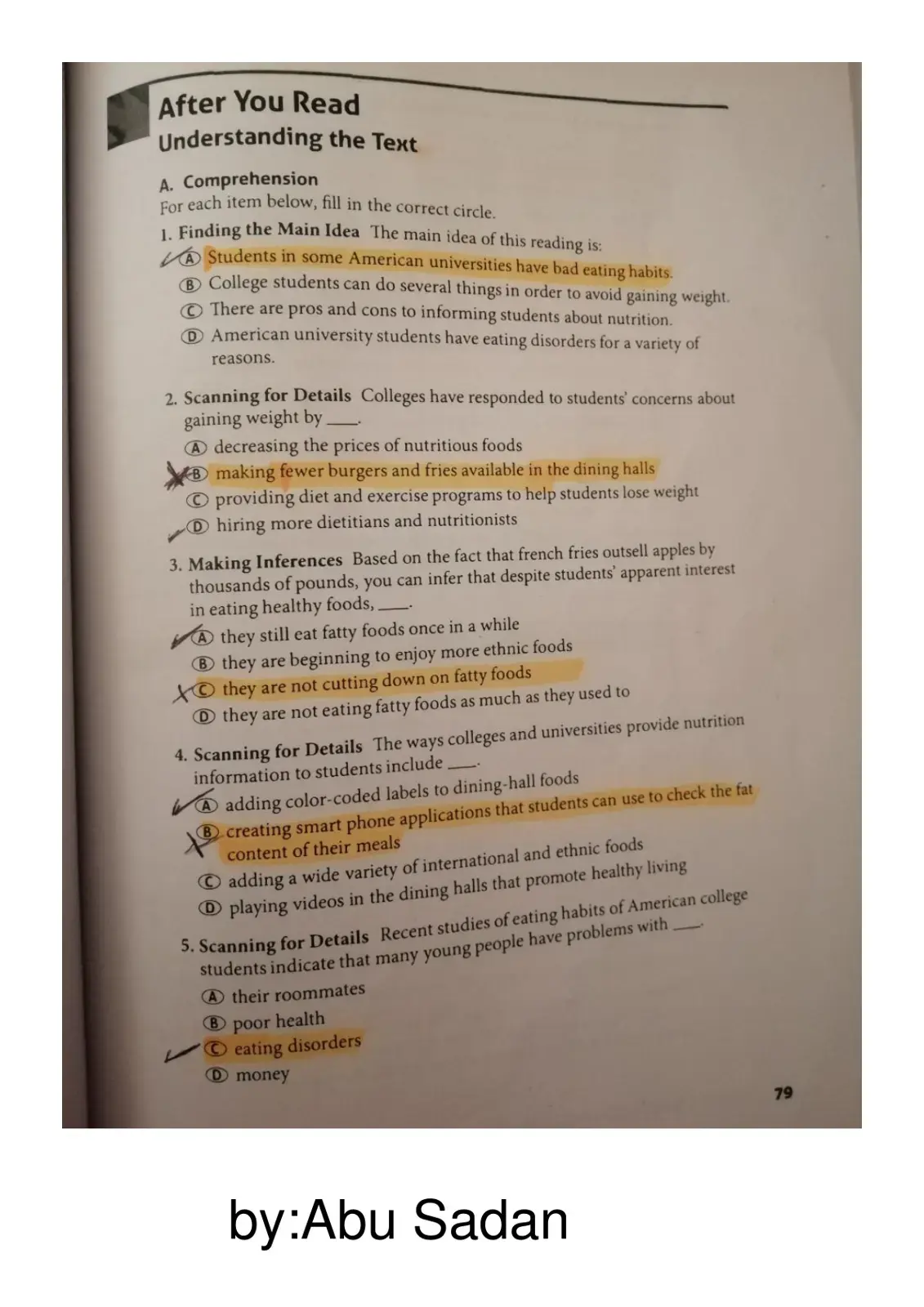 غلاف كتاب After You Read Understanding the Text
