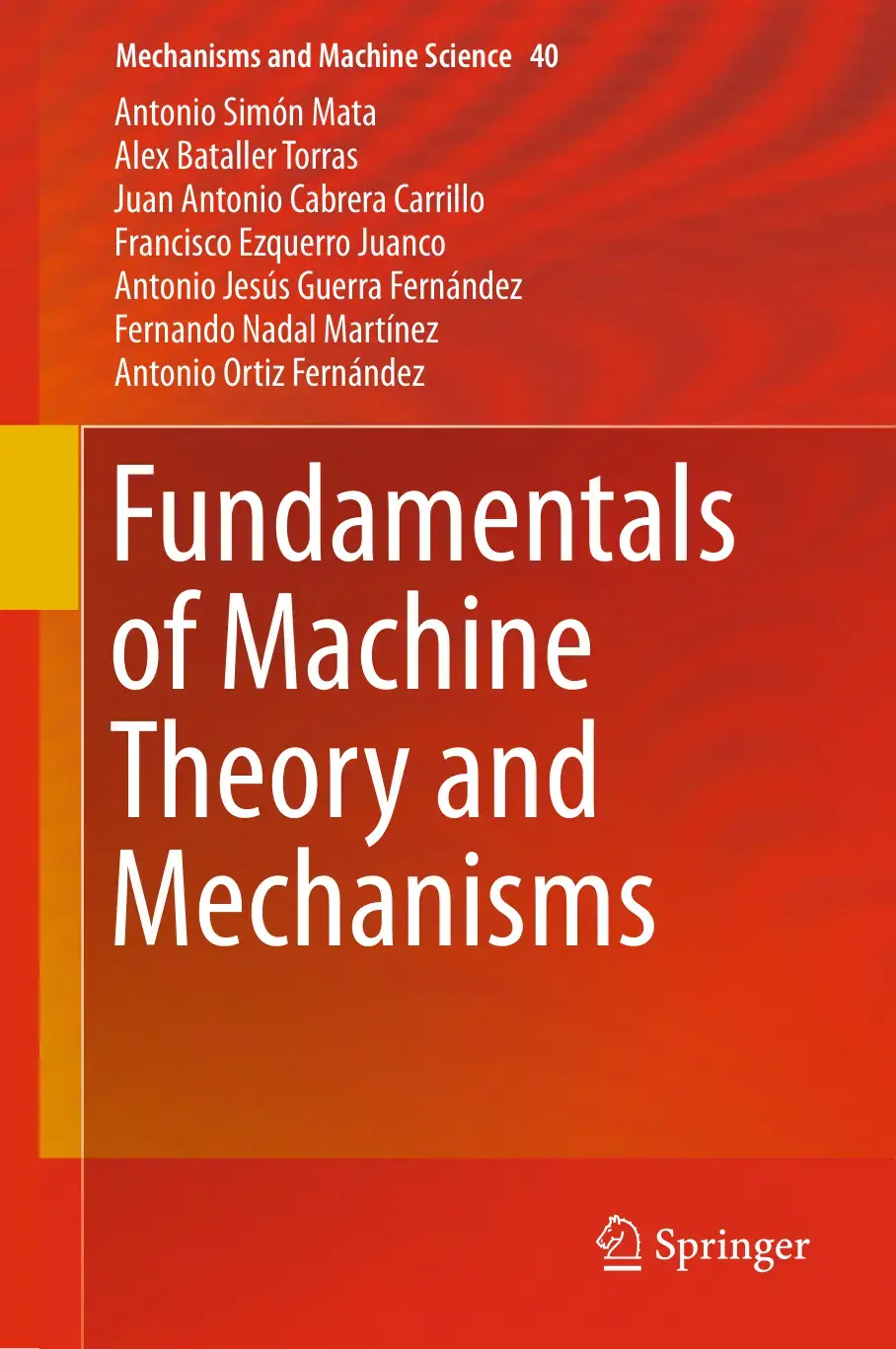 غلاف كتاب Fundamentals of Machine Theory and Mechanisms
