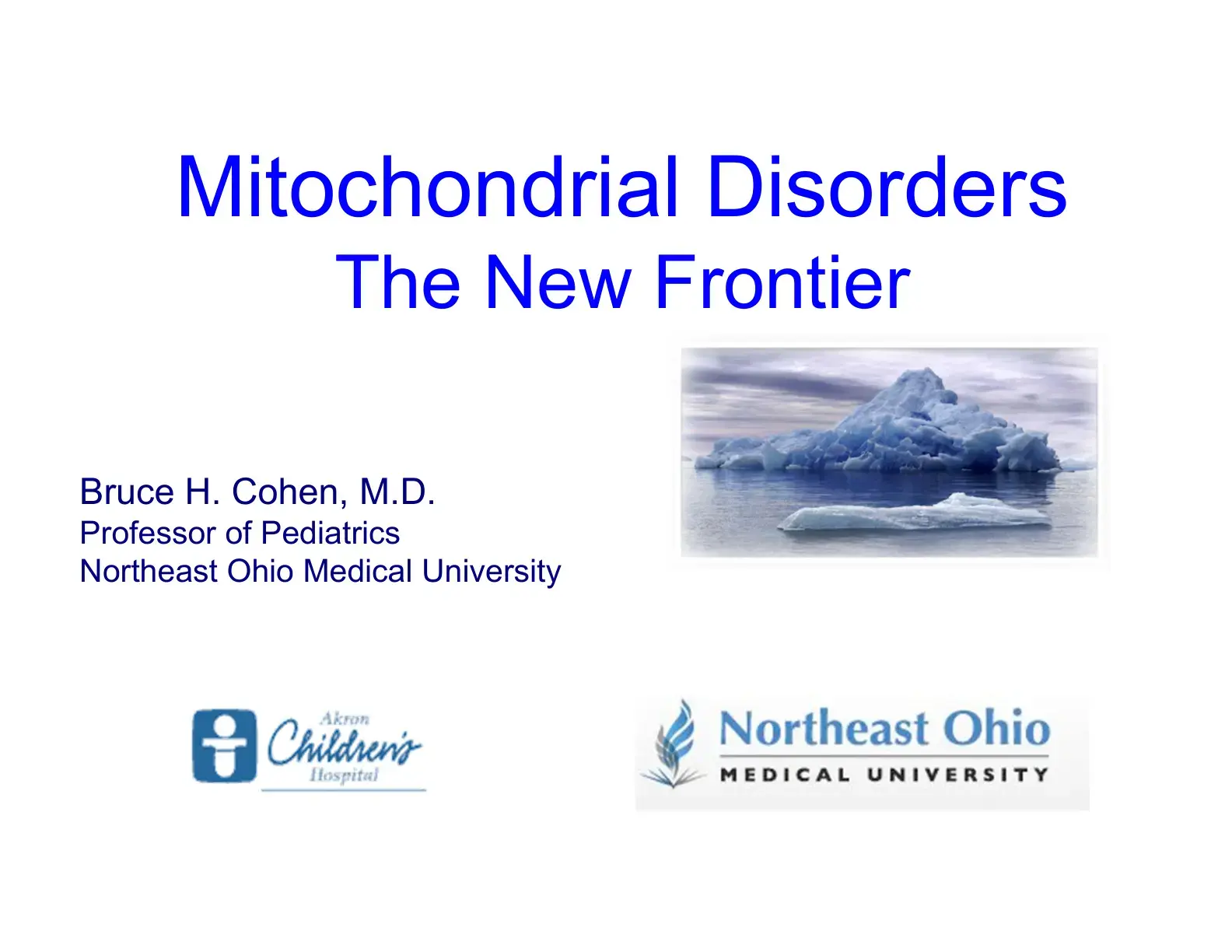 غلاف كتاب Mitochondrial Disorders
