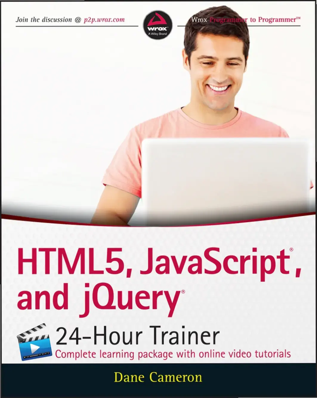غلاف كتاب HTML5, JavaScript, and jQuery 24-Hour Trainer