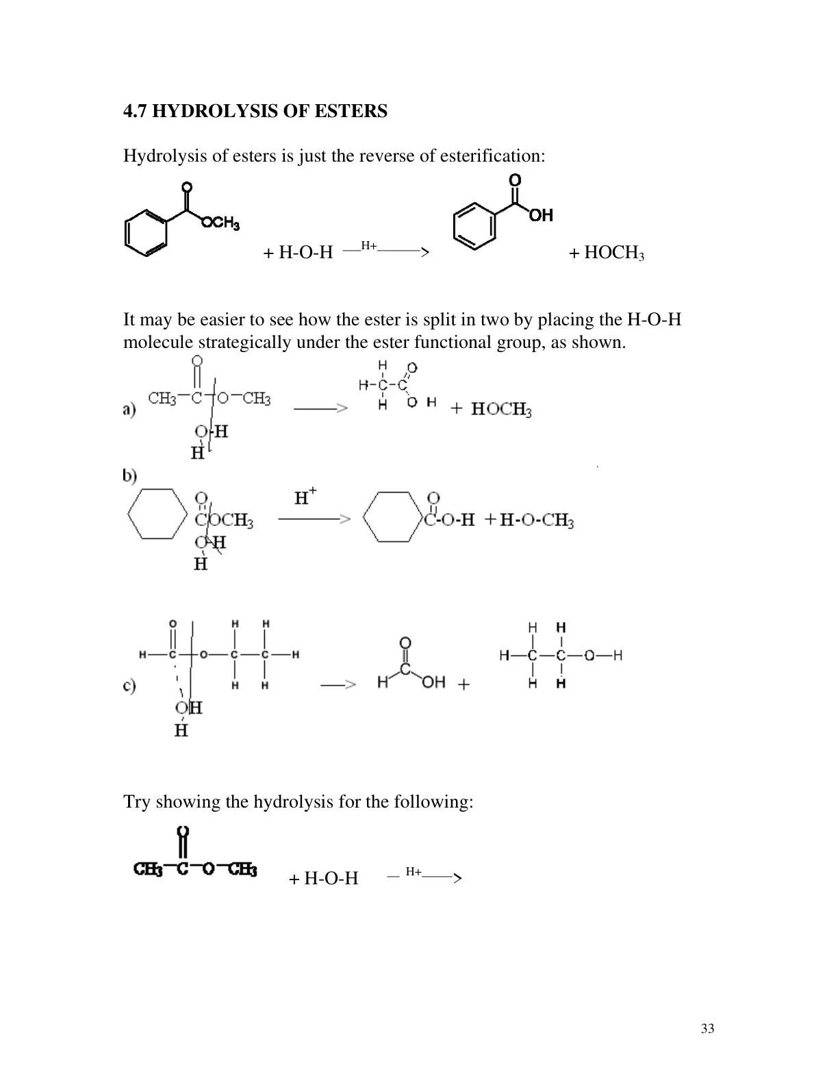 غلاف كتاب 4.7 Hydrolysis of Esters