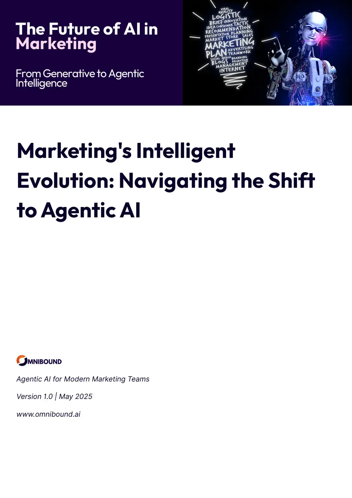 غلاف كتاب The Future of AI in Marketing: From Generative to Agentic Intelligence