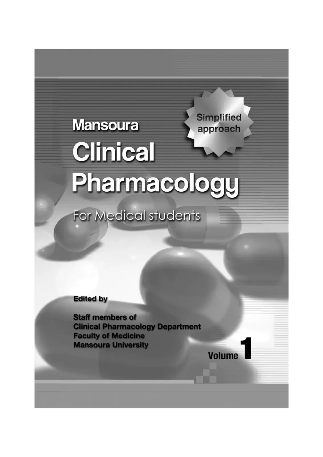 غلاف كتاب Clinical Simplified approach Pharmacology