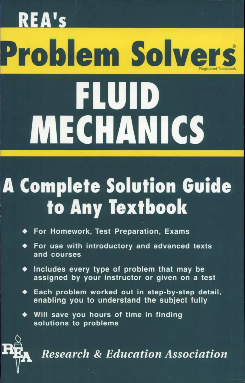 غلاف كتاب Problem Solvers FLUID MECHANICS