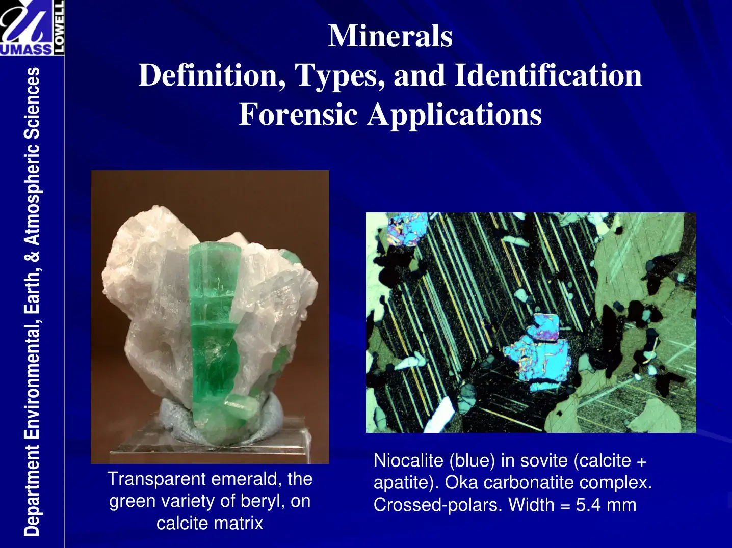 غلاف كتاب Minerals: Definition, Types, and Identification - Forensic Applications