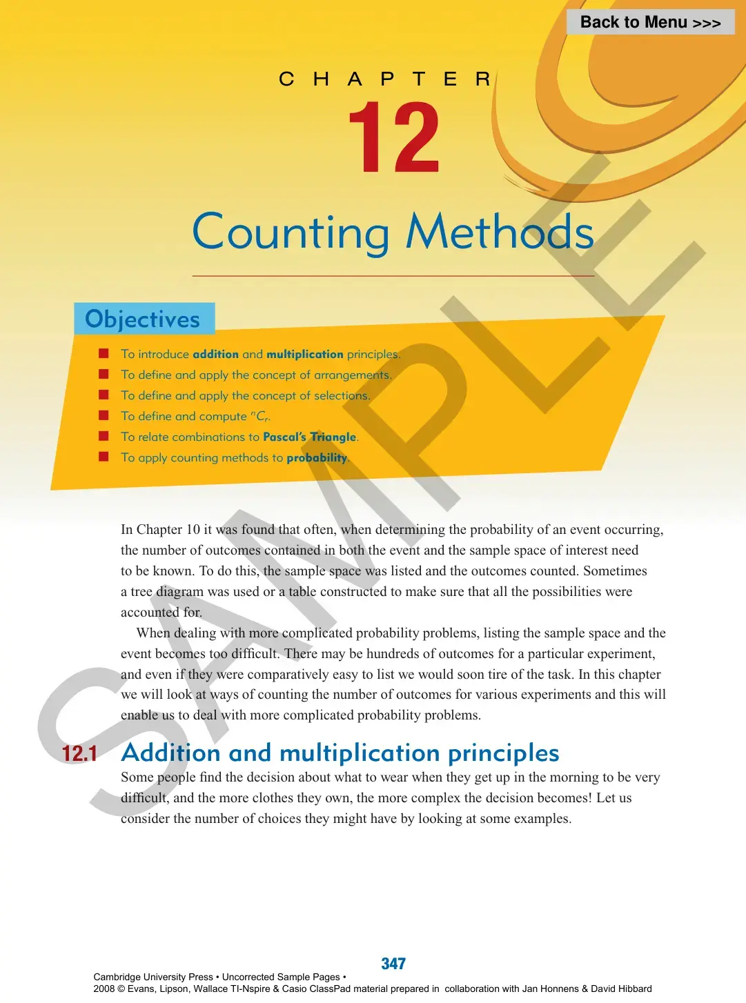 غلاف كتاب Counting Methods