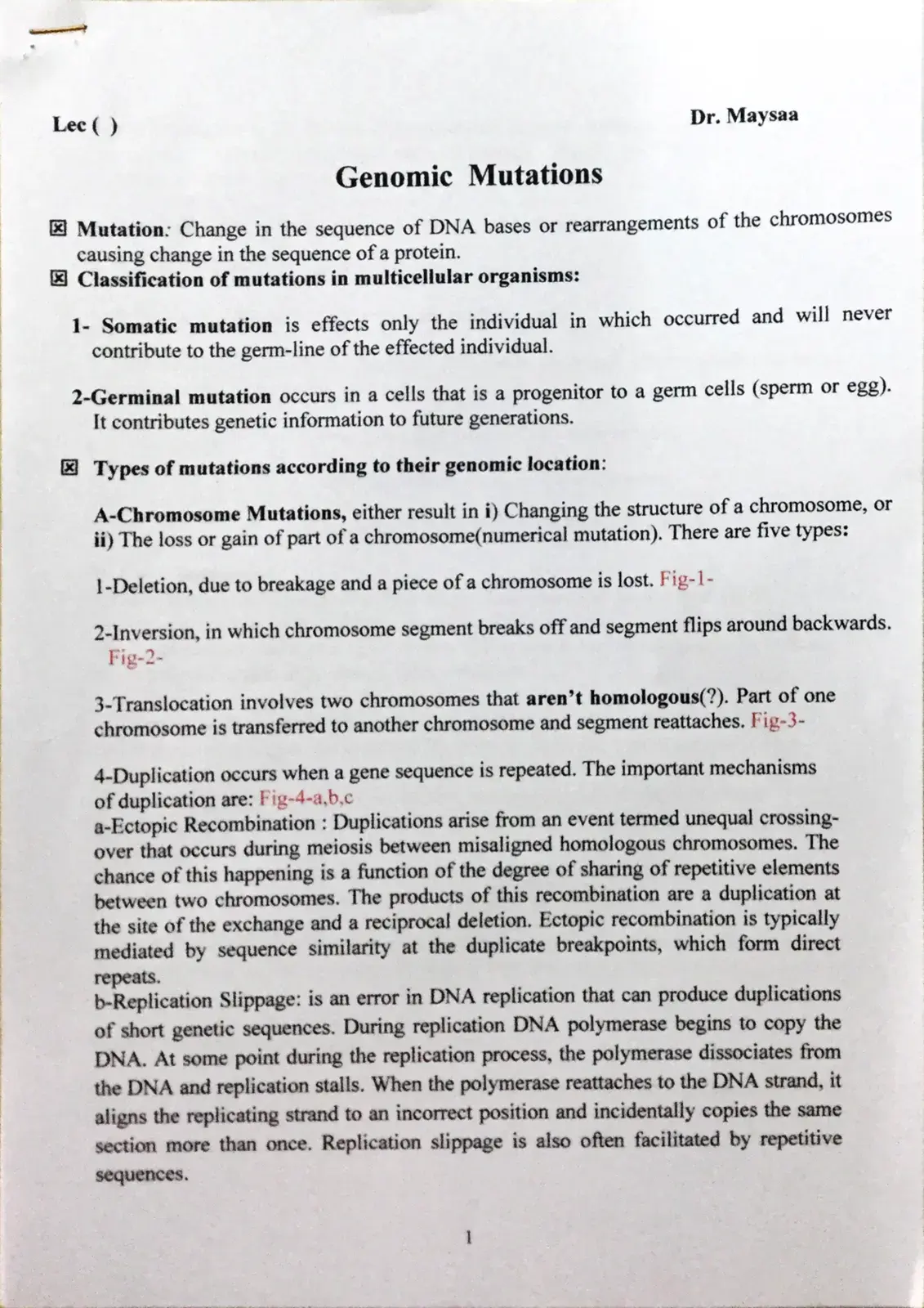 غلاف كتاب Genomic Mutations