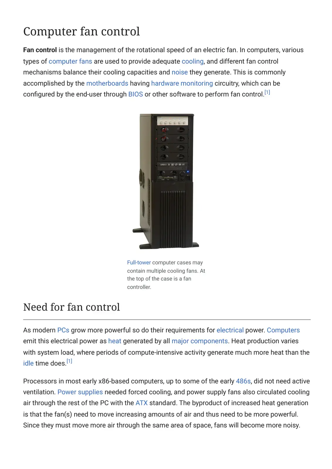 غلاف كتاب Computer Fan Control