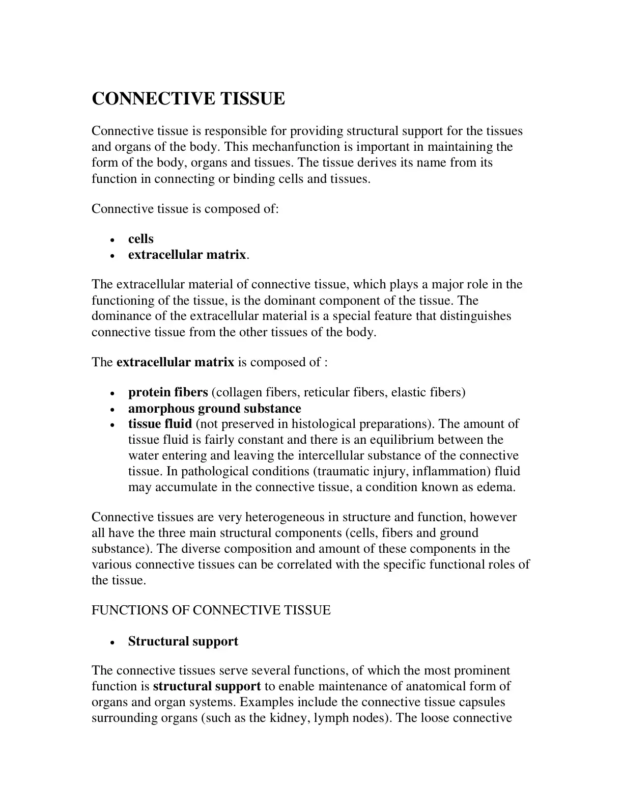 غلاف كتاب CONNECTIVE TISSUE
