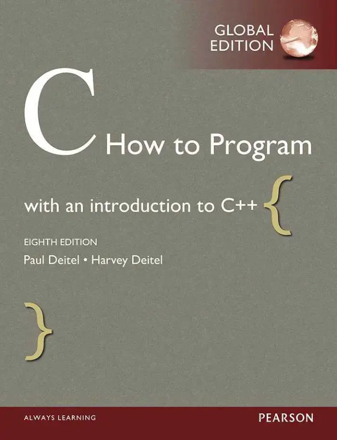 غلاف كتاب How to Program with an introduction to C++