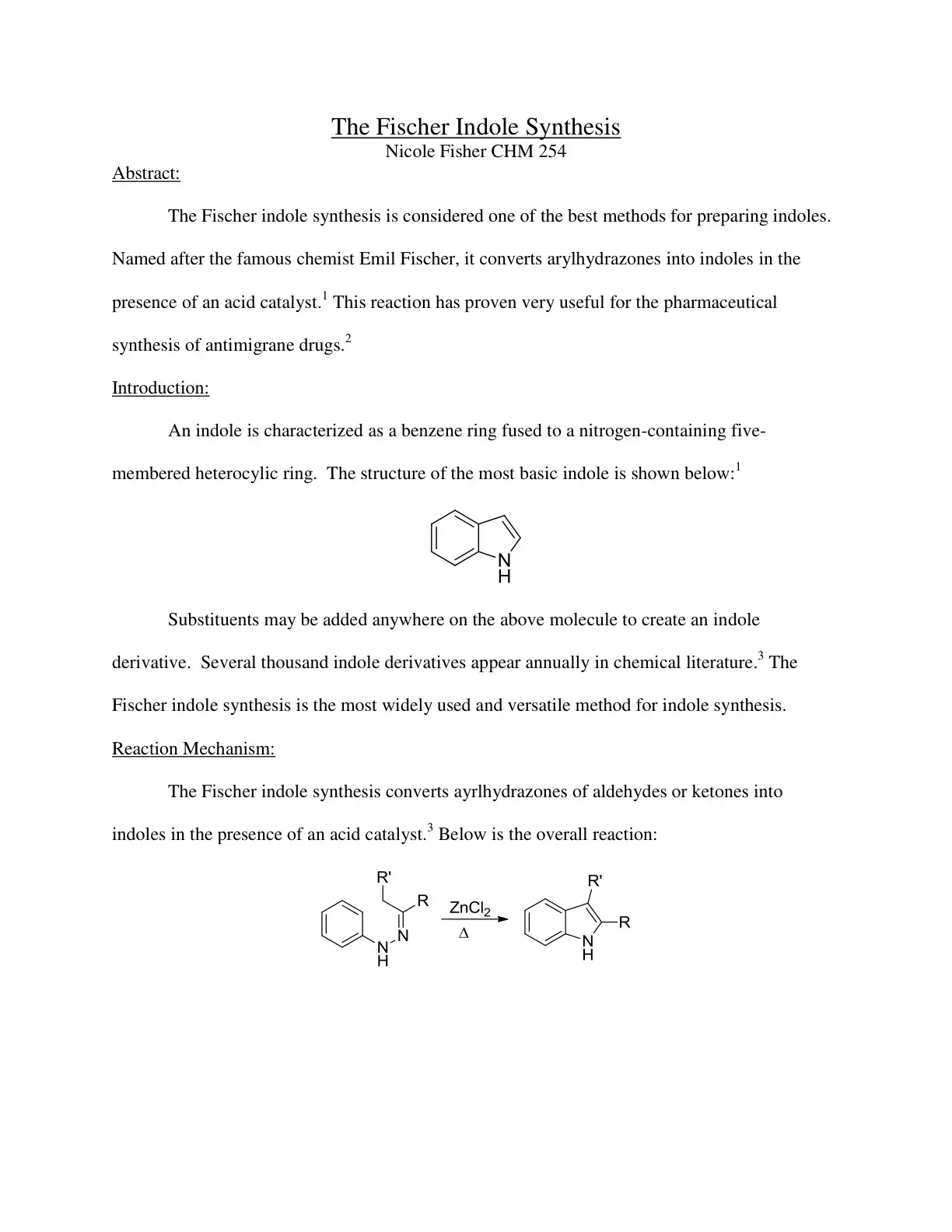 غلاف كتاب The Fischer Indole Synthesis