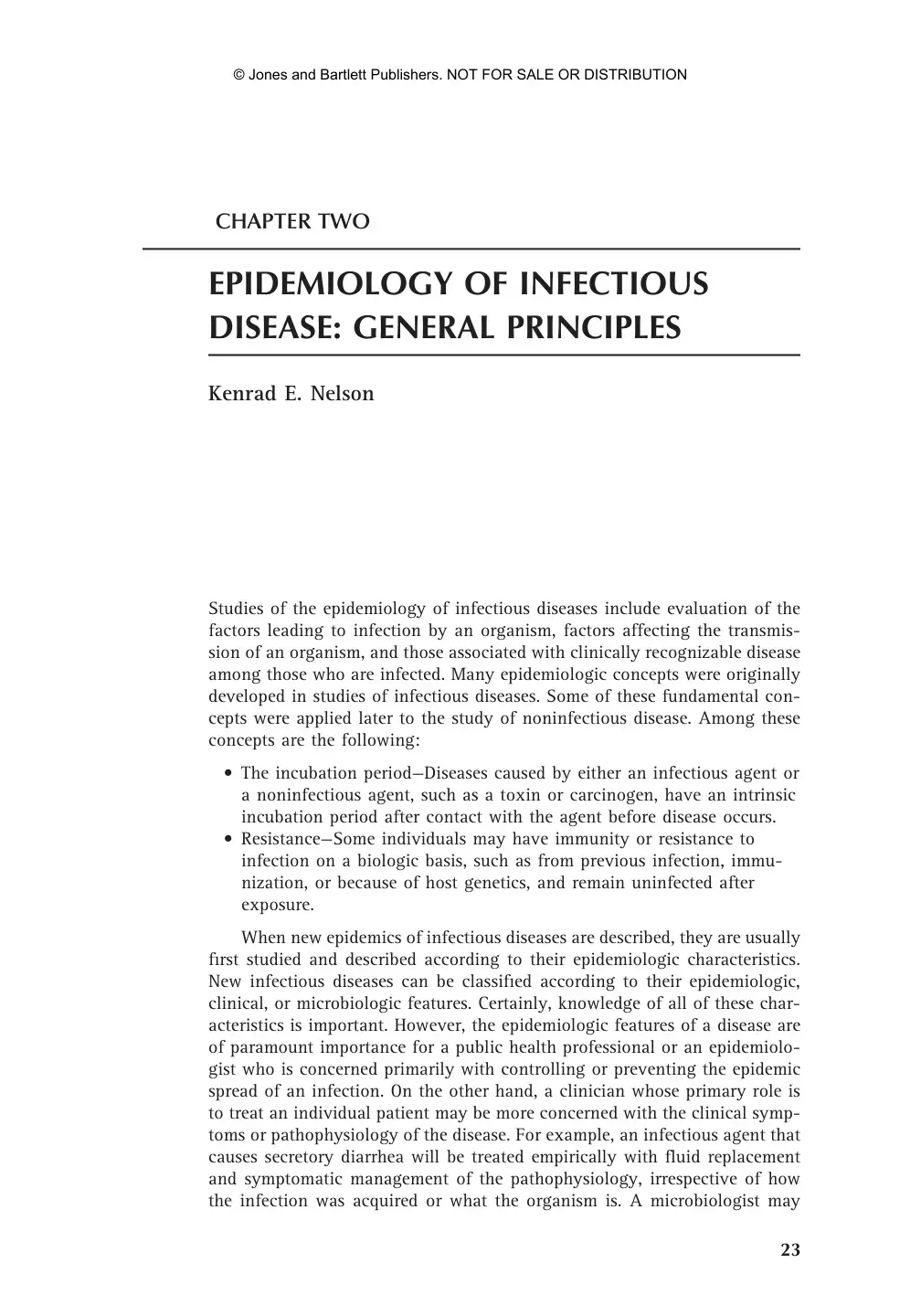 غلاف كتاب EPIDEMIOLOGY OF INFECTIOUS DISEASE: GENERAL PRINCIPLES