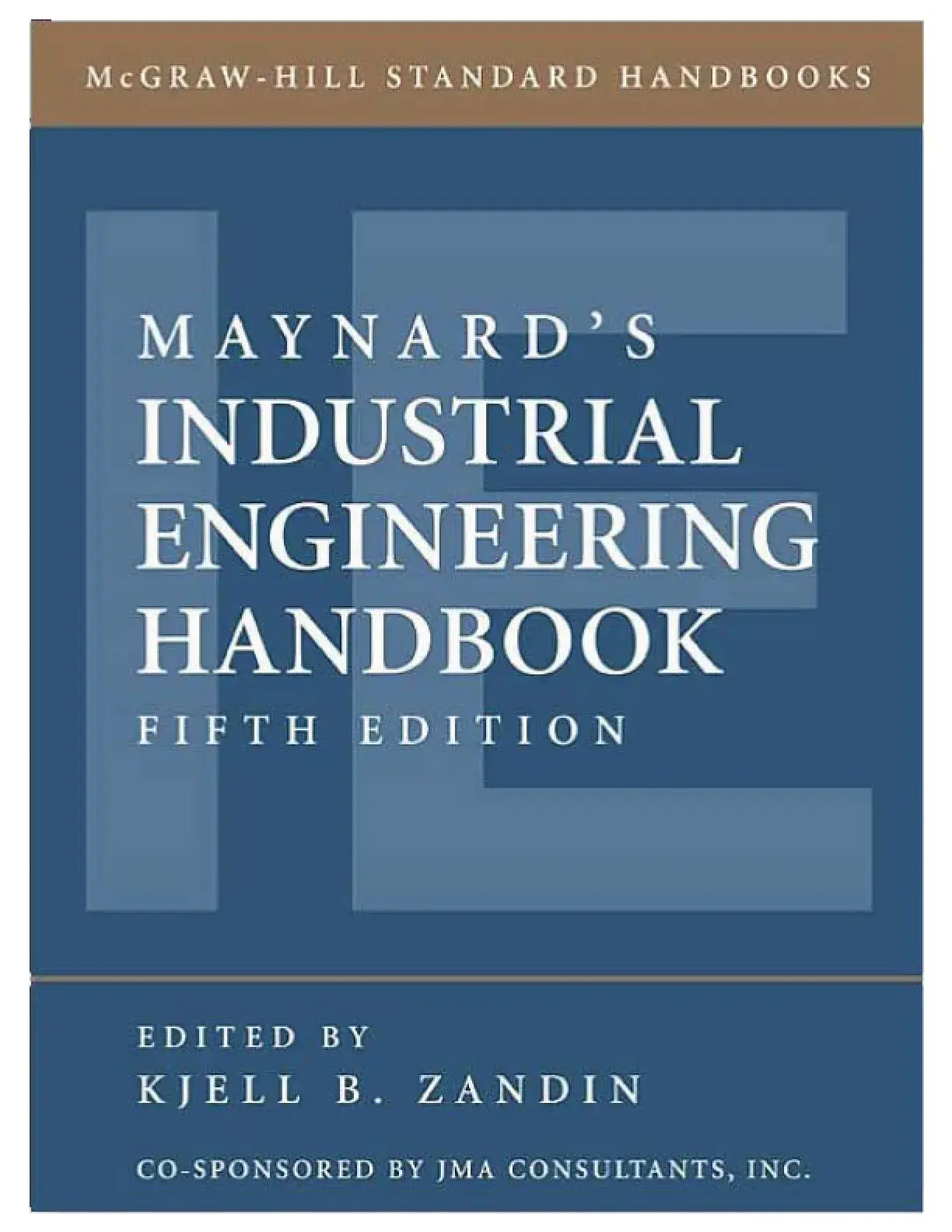 غلاف كتاب MAYNARD'S INDUSTRIAL ENGINEERING HANDBOOK