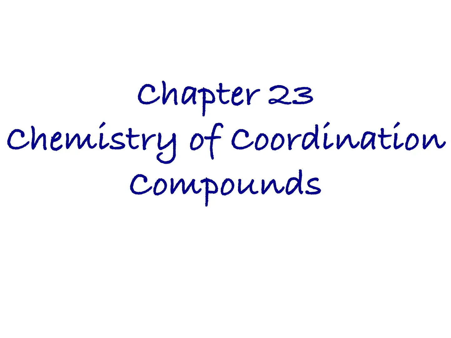 غلاف كتاب Chemistry of Coordination Compounds
