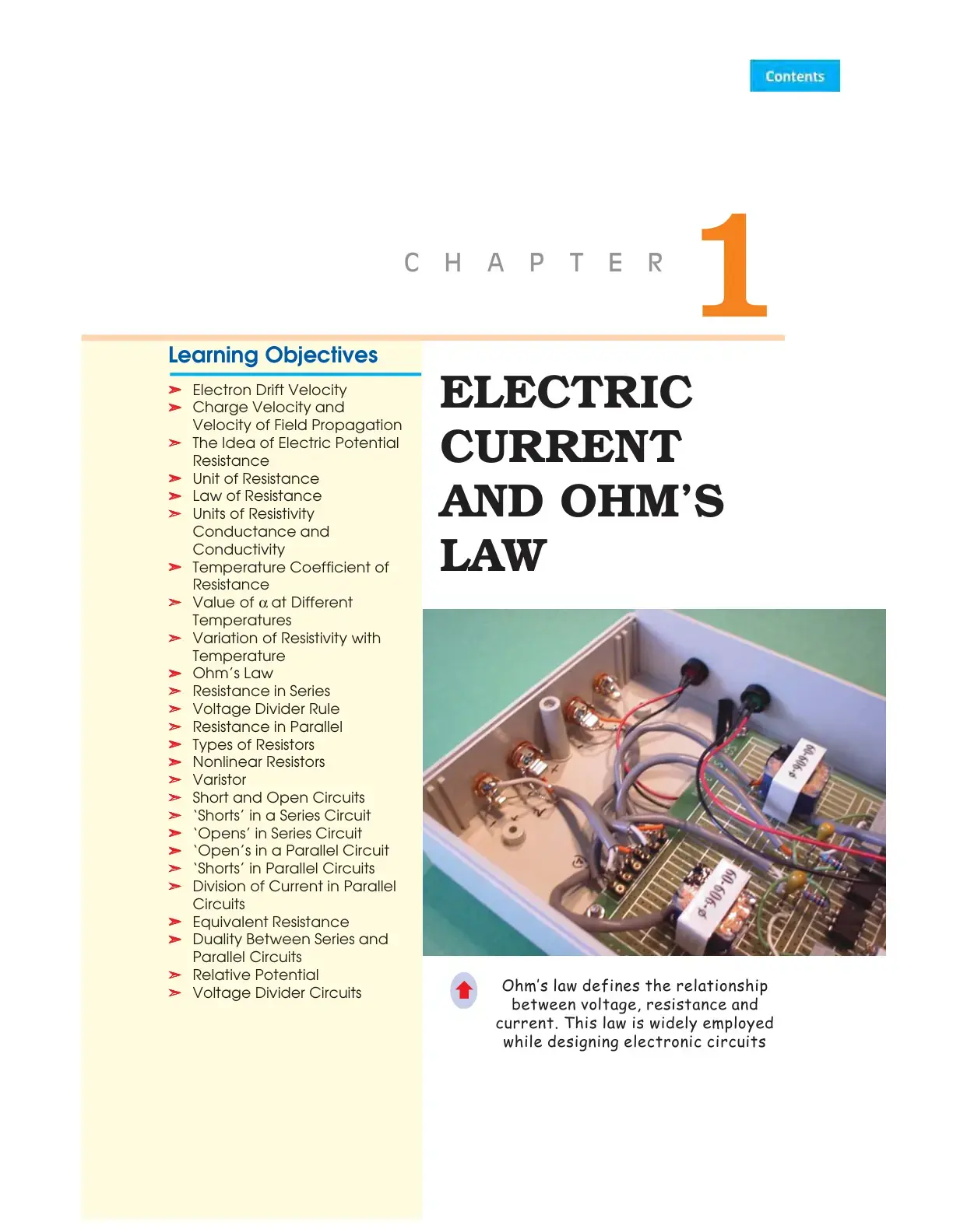 غلاف كتاب Electrical Technology: Chapter on Resistance and Ohm's Law