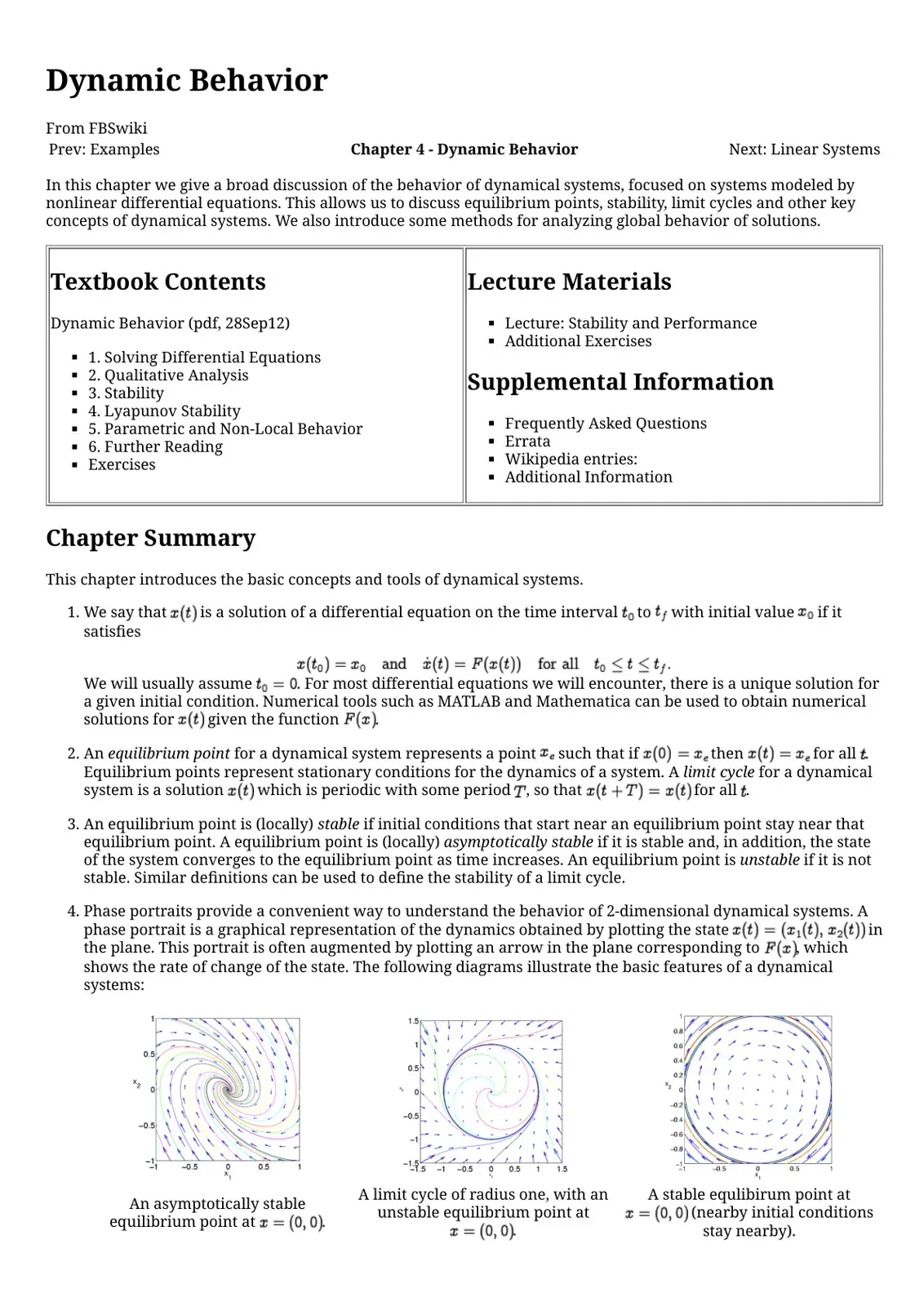 غلاف كتاب Dynamic Behavior