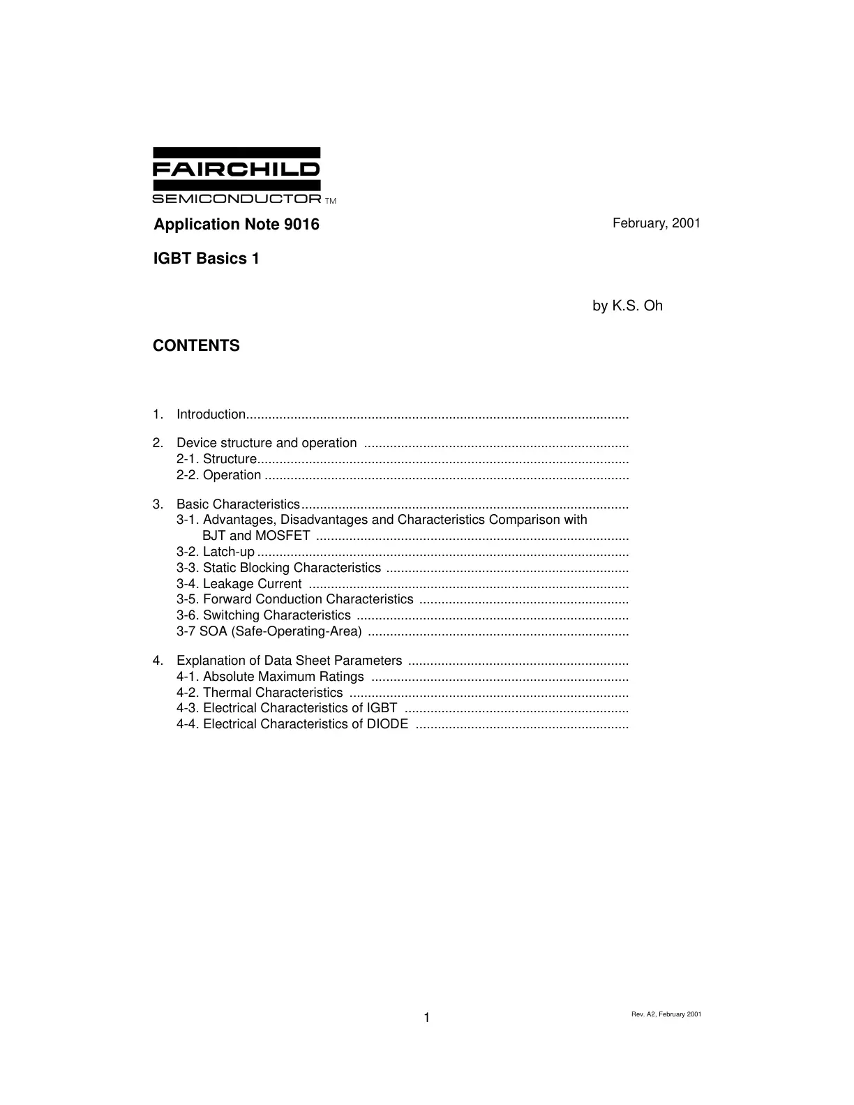 غلاف تقرير IGBT Basics 1