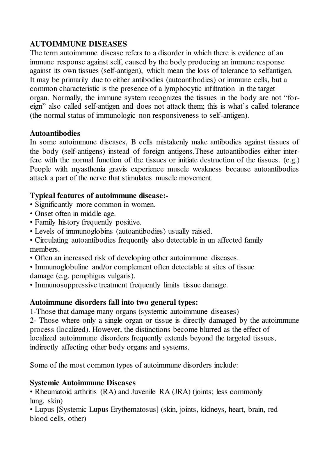 غلاف تقرير Autoimmune Diseases