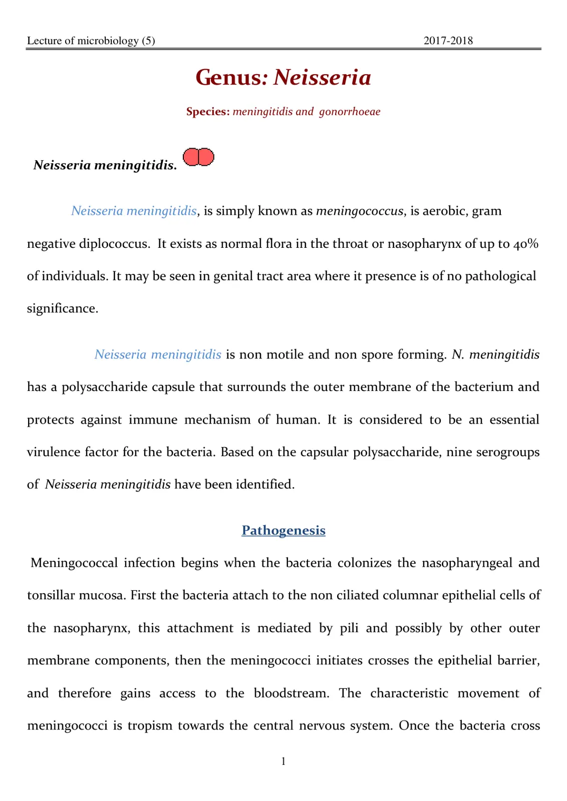 غلاف تقرير Lecture of microbiology (5)